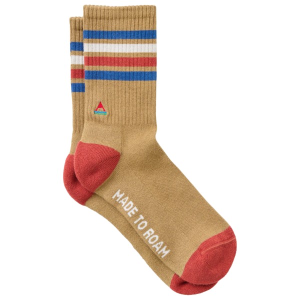 Passenger Organic Midweight Crew Socks Multifunctionele sokken Beige