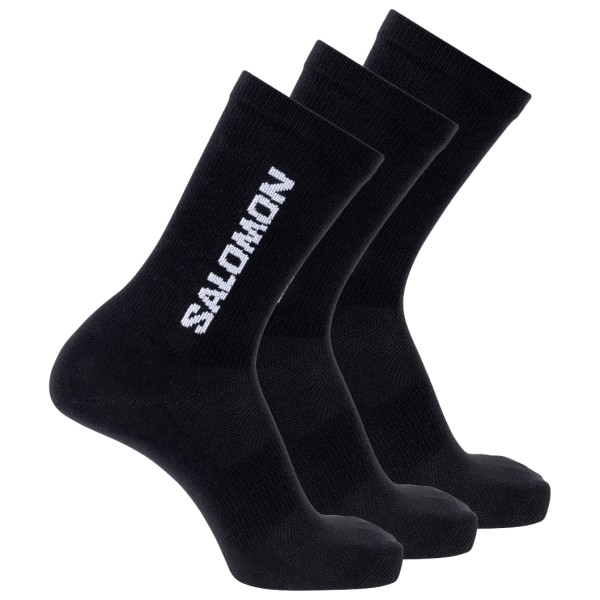 Salomon – Everyday Lite Crew 3-Pack – Multifunctionele sokken maat , Zwart