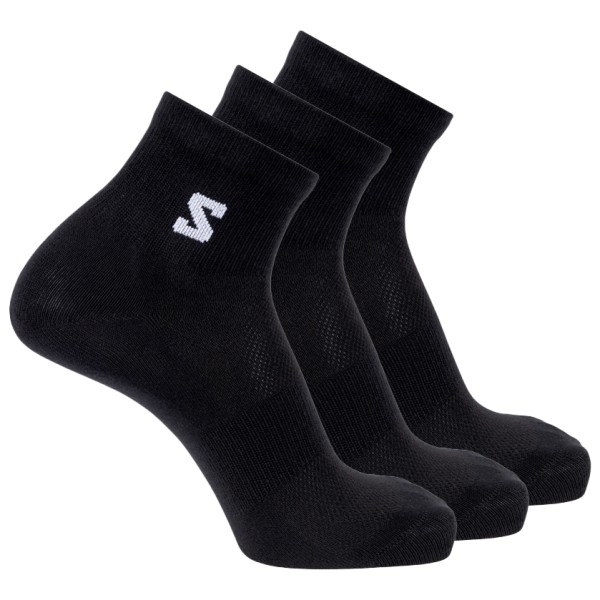 Salomon – Everyday Lite Quarter 3-Pack – Multifunctionele sokken maat , Zwart