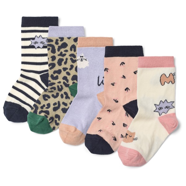 LIEWOOD – Kid’s Silas Socks 5-Pack – Multifunctionele sokken maat , meerkleurig Multicolor