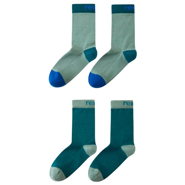 Reima Kid’s Parit Socks Merinosokken /turkoois Blauw