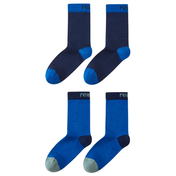 Reima Kid’s Parit Socks Merinosokken Blauw