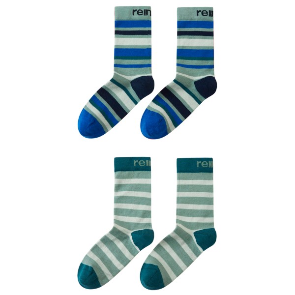 Reima Kid’s Parit Stripe Socks Merinosokken meerkleurig Multicolor