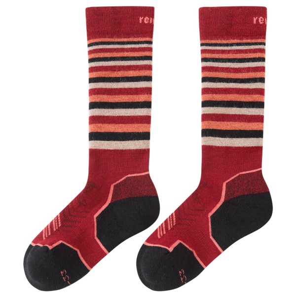 Reima Kid’s Socks Suksille Skisokken Rood