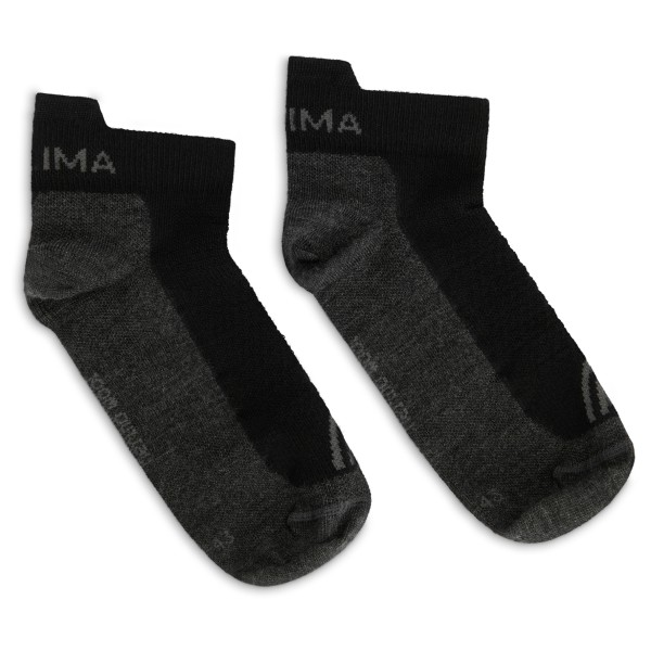 Aclima Ankle Wool Socks 2-Pack Merinosokken Zwart