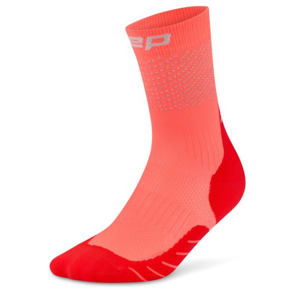 CEP Pro Run Reflective Socks 3.0 Mid Cut Hardloopsokken Rood
