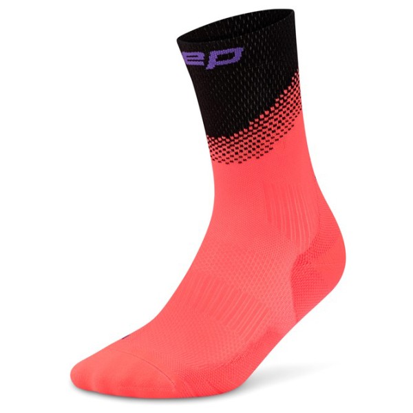 CEP Run Edt. Split Socks Mid Cut Hardloopsokken Rood