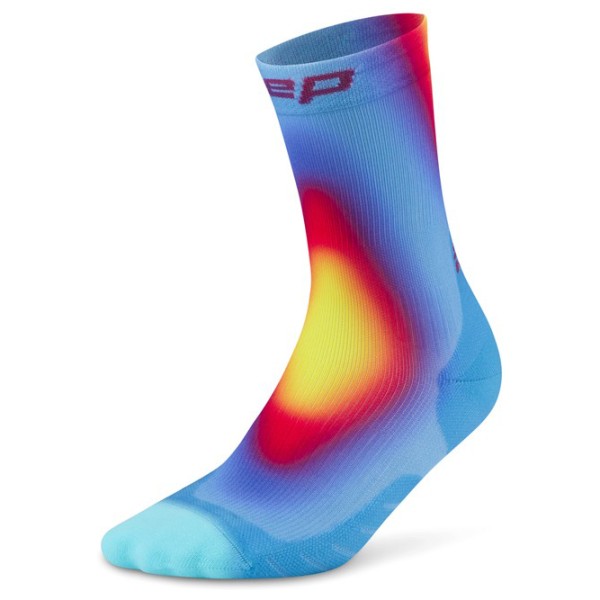 CEP Women’s Run Edt. Gradient Socks 5.0 Mid Cut Hardloopsokken Blauw