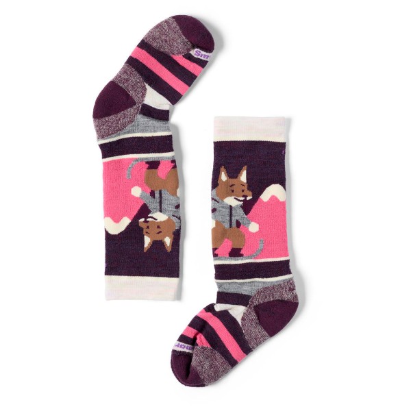 Smartwool Kid’s Wintersport Full Cushion Fox Glade OTC Socks Skisokken meerkleurig Multicolor