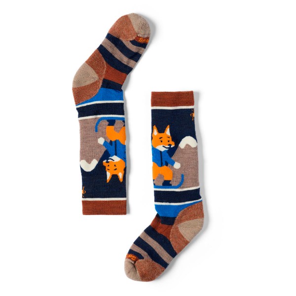 Smartwool Kid’s Wintersport Full Cushion Fox Glade OTC Socks Skisokken Bruin