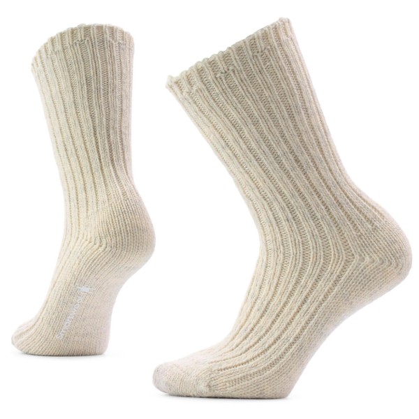 Smartwool Women’s Everyday Cozy Heritage Rib Crew Multifunctionele sokken Beige