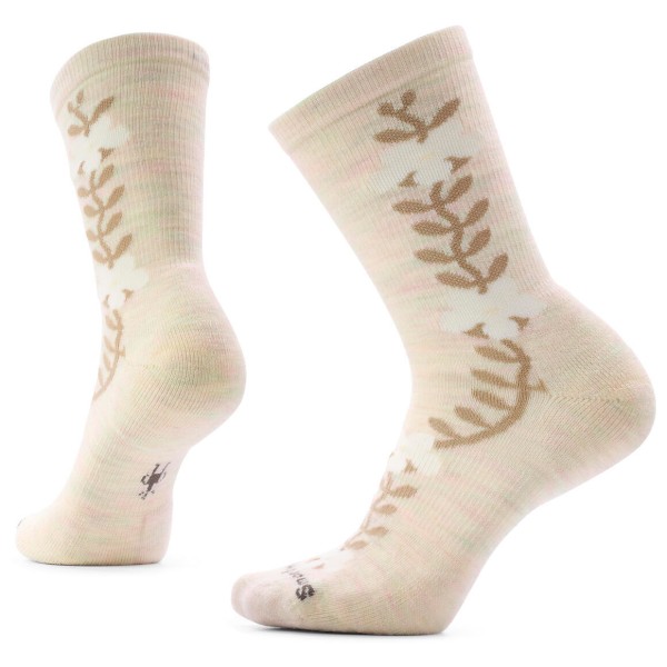 Smartwool Women’s Everyday Garden Vine Crew Socks Multifunctionele sokken Beige