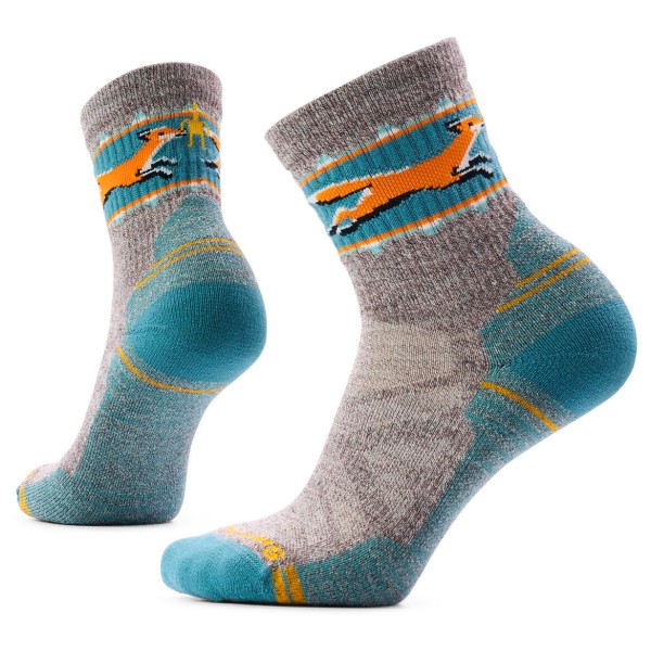 Smartwool Women’s Hike Light Cushion Fox Meadow Mid Crew Wandelsokken meerkleurig Multicolor