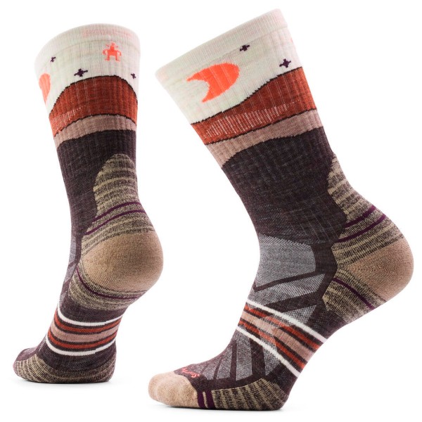 Smartwool Women’s Hike Targeted Cushion Lunar Trek Crew Wandelsokken Bruin
