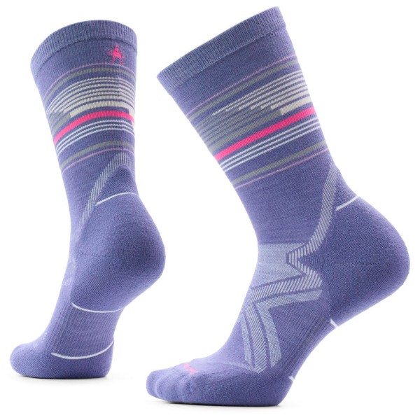 Smartwool Women’s Run Cold Weather TC Glow Track Crew Hardloopsokken Purper