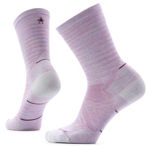 Smartwool Women’s Run Zero Cushion Crew Socks Hardloopsokken Purper