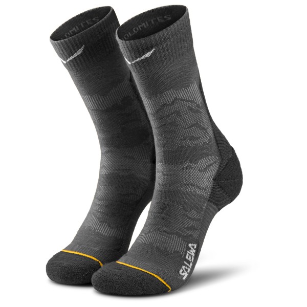Salewa Ortles AM Crew Sock Wandelsokken Zwart