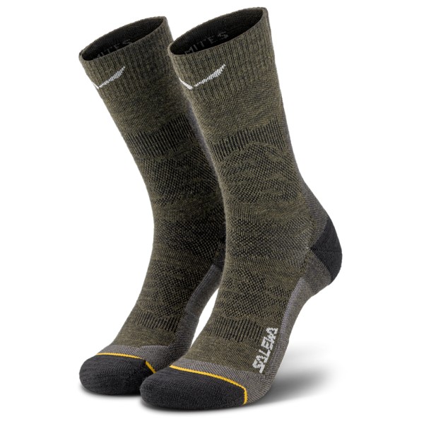 Salewa Ortles AM Crew Sock Wandelsokken Bruin