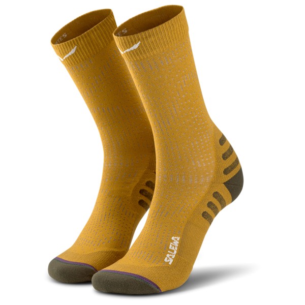 Salewa Pedroc Crew Sock Hardloopsokken Bruin