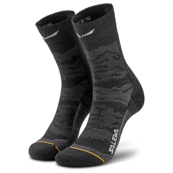Salewa Women’s Ortles AM Crew Sock Wandelsokken Zwart