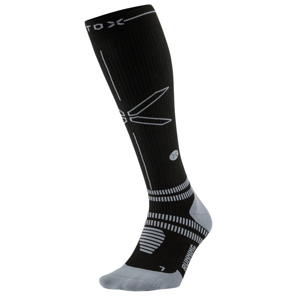 STOX Energy Socks Running Socks Laufsocken Herren (Gr 37-40 |schwarz)
