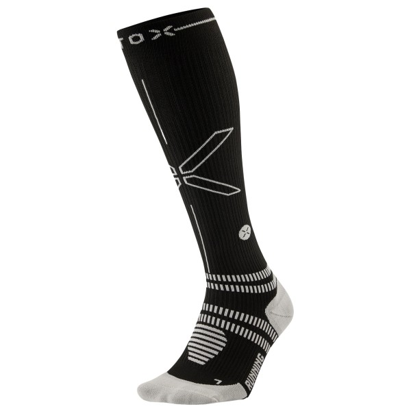 STOX Energy Socks Running Socks Laufsocken Damen (Gr 36-38 |schwarz)