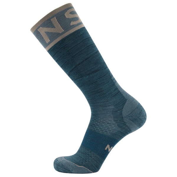 Mons Royale - Atlas Merino Snow Sock - Skisocken Gr 39-41 blau