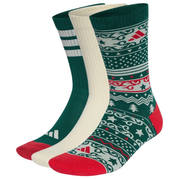 adidas Christmas Graphic Crew Sock 3 Pair Pack Multifunctionele sokken meerkleurig Multicolor