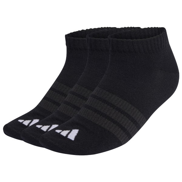 adidas - Thin&Light Essentials Low Cut Socks 3 Pack - Multifunktionssocken Gr L schwarz