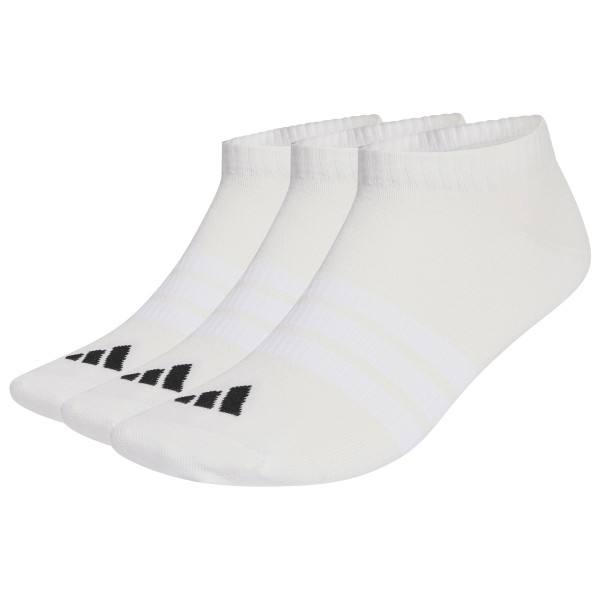 adidas – Thin&Light Essentials Low Cut Socks 3 Pack – Multifunctionele sokken maat XS, Wit
