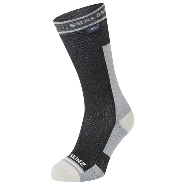 Sealskinz Holverstone Mid Length Hardloopsokken Zwart