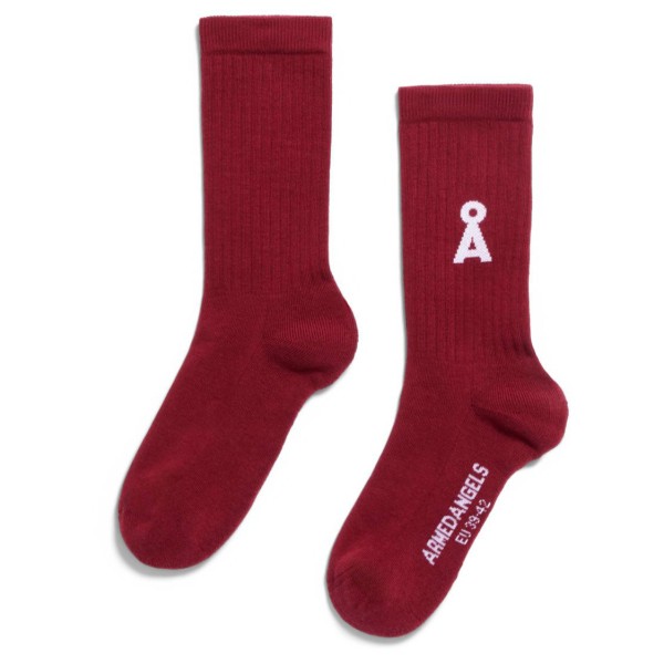 ARMEDANGELS Saamus Bold Socks Multifunctionele sokken Rood