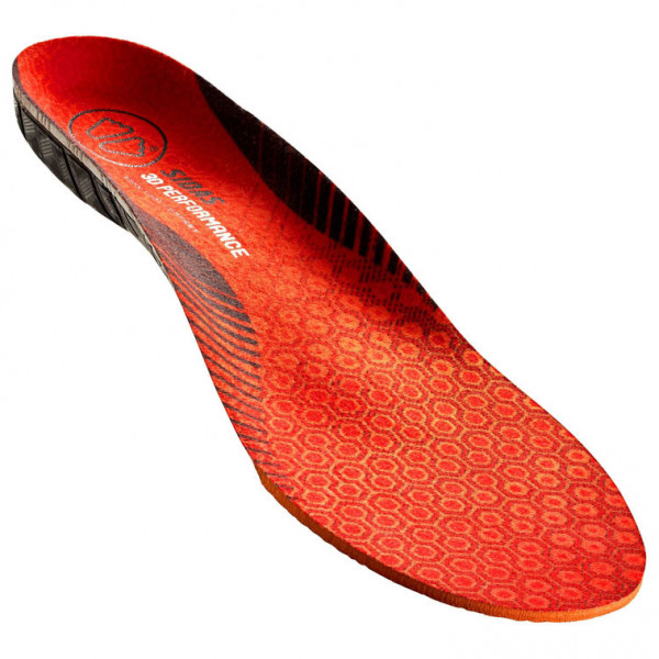 Image of Sidas - Winter 3D Performance - Einlegesohle Gr 39-41;42-43;44-45 rot/schwarz