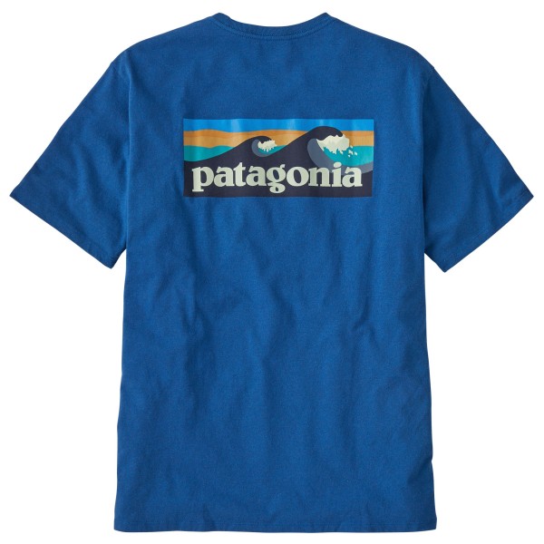 Image of Patagonia - Boardshort Logo Pocket Responsibili-Tee - T-Shirt Gr L blau