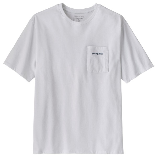 Patagonia Boardshort Logo Pocket Responsibili-Tee T-shirt Wit