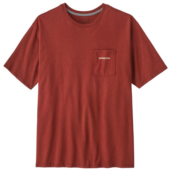 Patagonia Boardshort Logo Pocket Responsibili-Tee T-shirt Rood