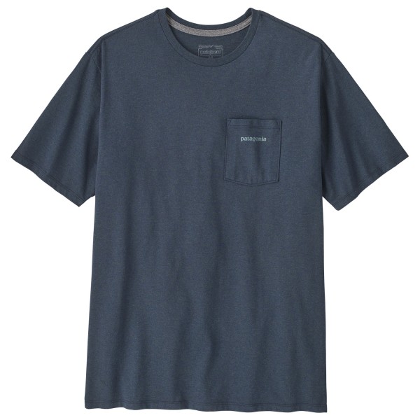Patagonia Boardshort Logo Pocket Responsibili-Tee T-shirt Blauw