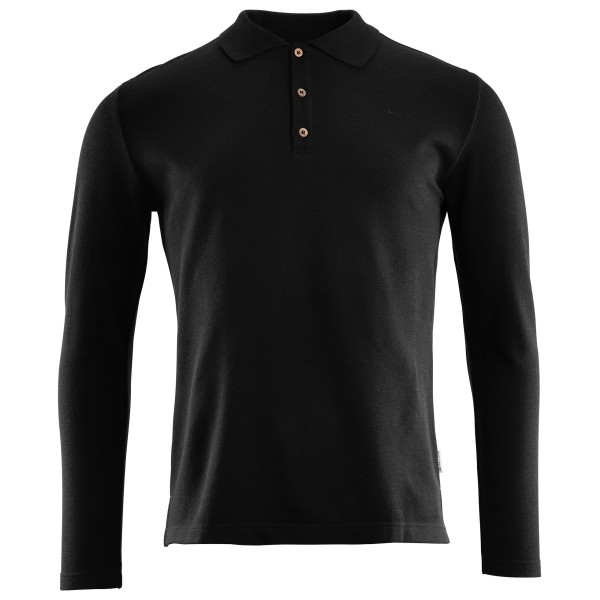 Image of Aclima - Leisurewool Pique LS - Longsleeve Gr L schwarz