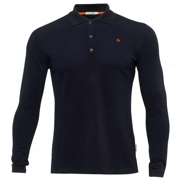Image of Aclima - Leisurewool Pique LS - Longsleeve Gr L;M;S;XL;XXL schwarz