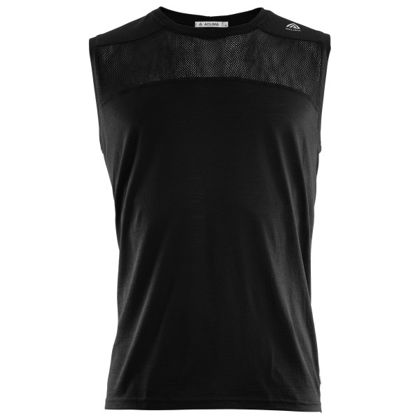 Aclima – Lightwool Sports Singlet – Merinoshirt maat XL, Zwart