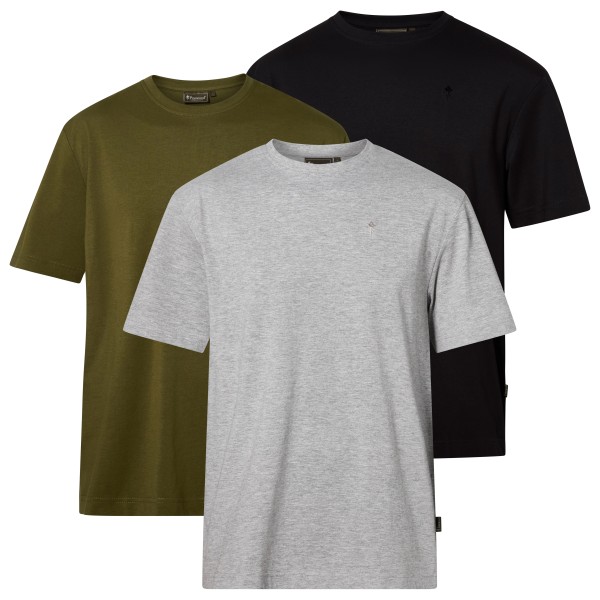 Pinewood 3-Pack T-Shirt T-Shirt Men (Gr XXL |grau)