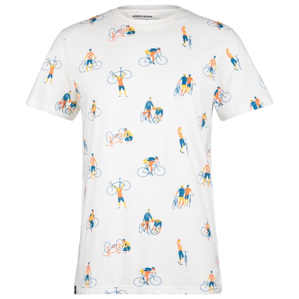 Image of DEDICATED - T-Shirt Stockholm Bike People - T-Shirt Gr L;M;S;XL;XXL weiß
