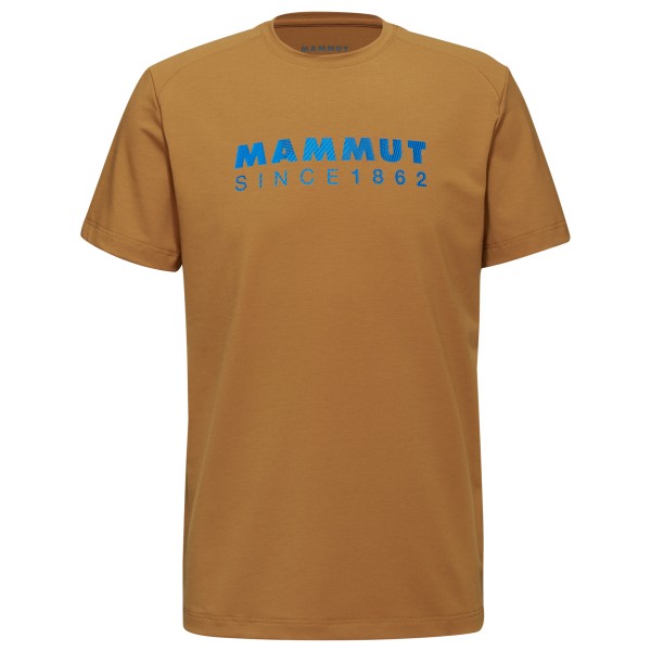 Image of Mammut - Trovat T-Shirt Logo - T-Shirt Gr L;M;S;XL;XXL braun;gelb;oliv;schwarz