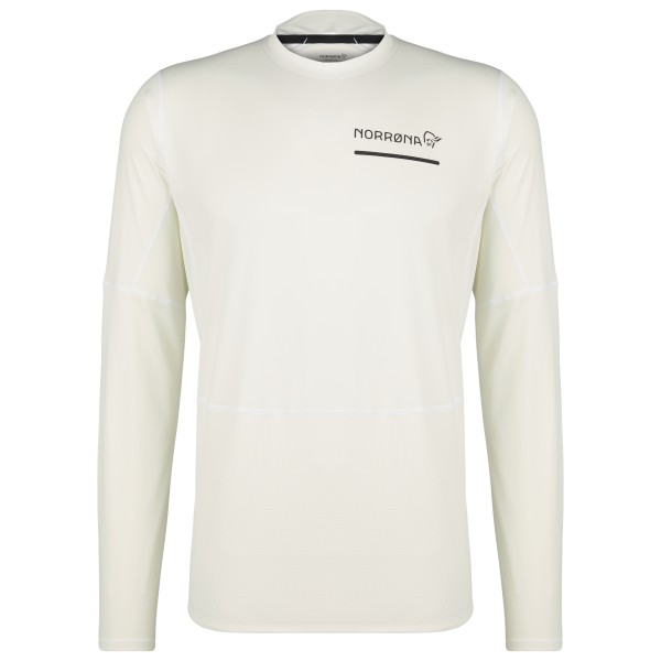 Norrøna – Senja Equaliser Lightweight Long Sleeve – Hardloopshirt maat XL, Wit