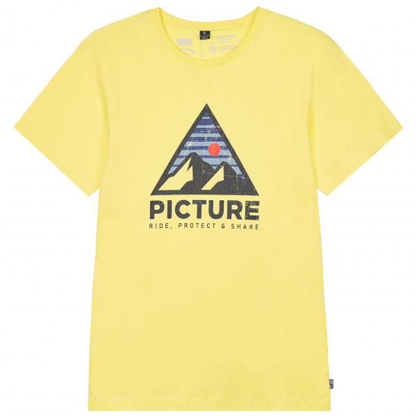 Image of Picture - Authentic Tee - T-Shirt Gr L;M;S;XL;XXL braun;grau