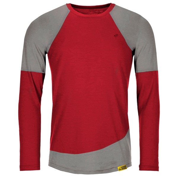 Grüezi Bag Woodwool Longsleeve Mr. Picard Merinoshirt Rood