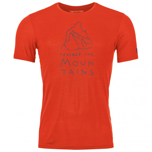 Image of Ortovox - 150 Cool Mountain Protector T-Shirt - Merinoshirt Gr L;M;S;XL;XXL blau