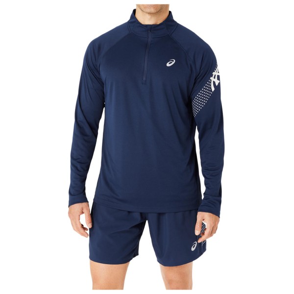 Image of Asics - Icon L/S Half Zip - Funktionsshirt Gr L;M;XL;XXL blau