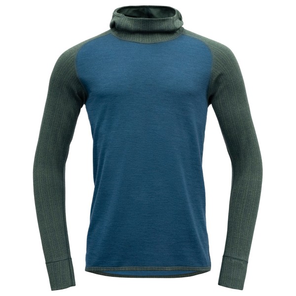 Image of Devold - Kvitegga Merino 230 Hoodie - Merinohoodie Gr L blau