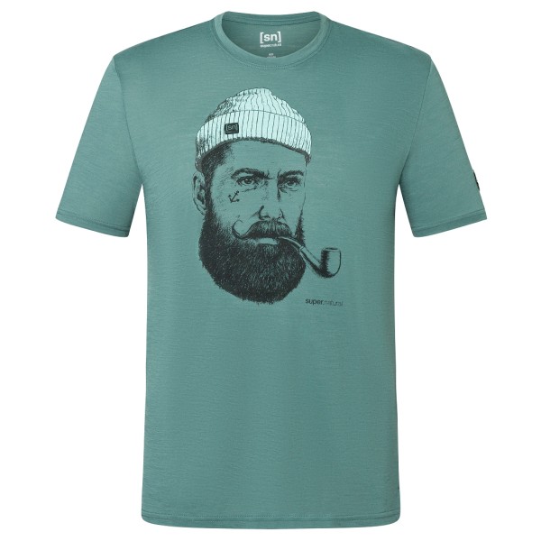 Image of super.natural - Sailor Tee - Merinoshirt Gr XL türkis